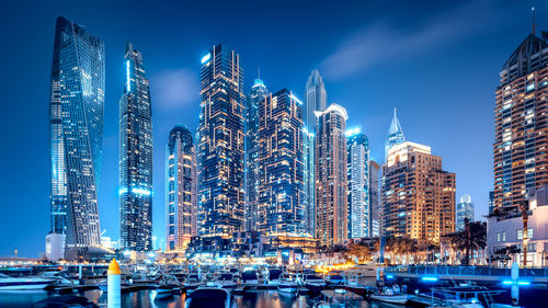 Modern buildings in city