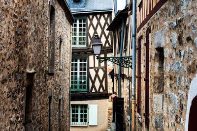 Low angle view of old building