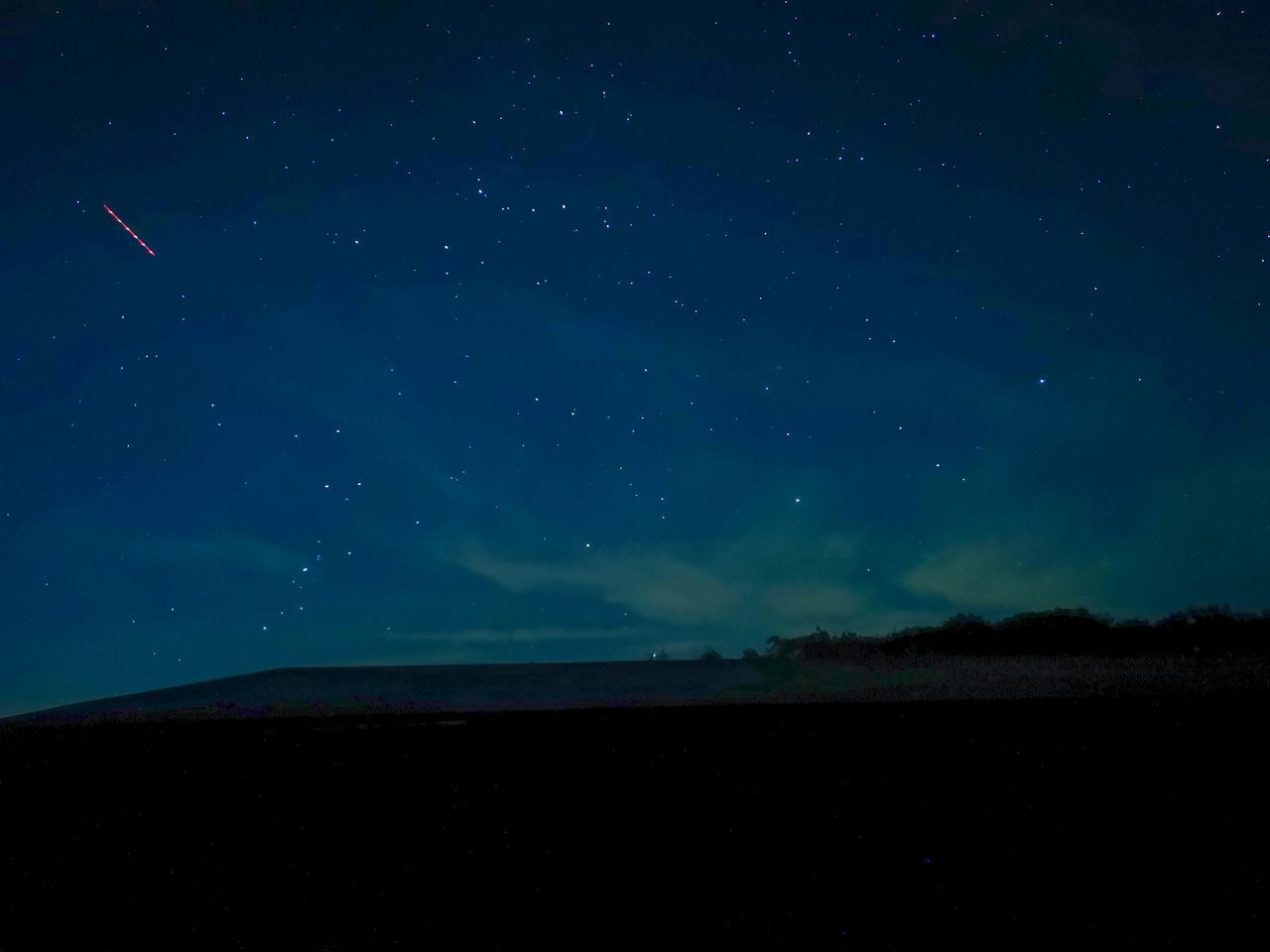 SCENIC VIEW OF STAR FIELD AT NIGHT