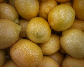 Full frame shot of fruits for sale in market