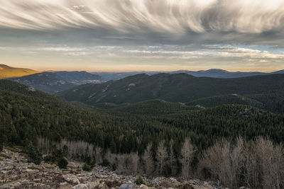 Scenic view in the evening, colorado