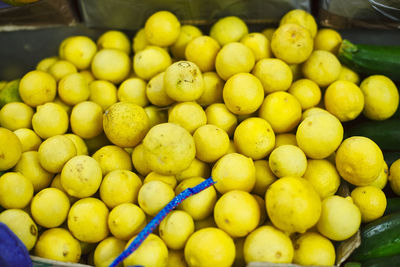 Close-up of fruits for sale at market stall