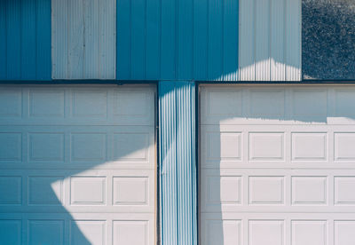 Close-up of cropped white wall