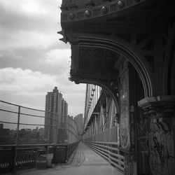 View of bridge in city