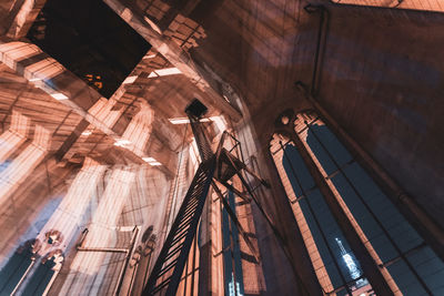 Low angle view of ceiling