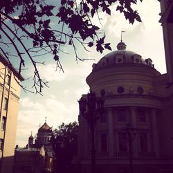 Low angle view of church