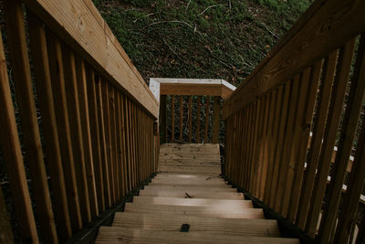 Walkway amidst trees