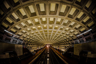 Low angle view of tunnel