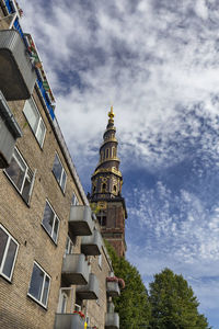 Low angle view of building against sky