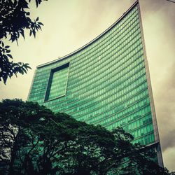 Low angle view of building against sky