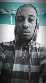 Portrait of young woman