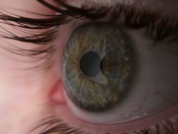 Cropped eye of woman