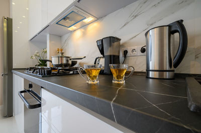 Interior of kitchen at home