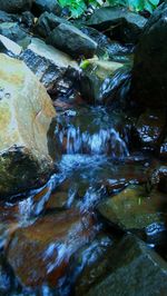 Rocks in water