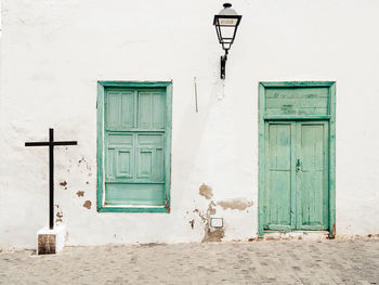 Low angle view of built structures