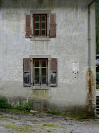 Exterior of old building