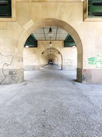 Archway in city