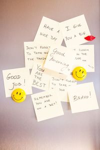 Close-up of text on paper