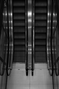 Low angle view of spiral staircase