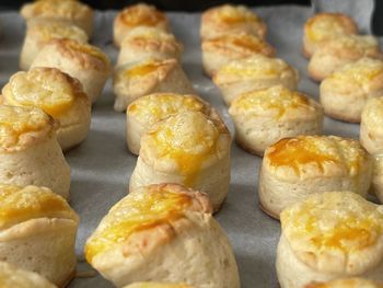 Close-up of food on display at store