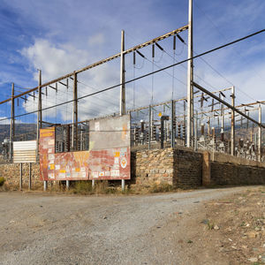 Built structure against cloudy sky