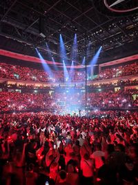 Crowd at music concert