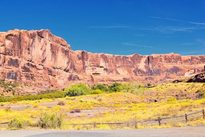 Moab panorama views colorado river jackass canyon red cliffs canyonlands arches national park, utah
