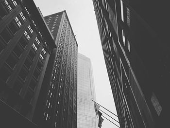 Low angle view of modern building against sky