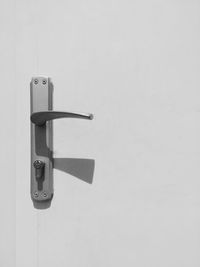 Close-up of metal door