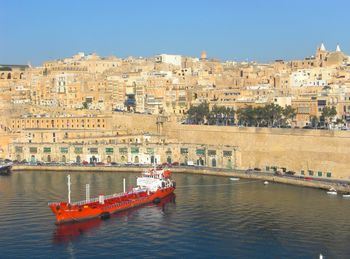 View of buildings in city