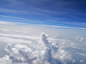 Low angle view of clouds in sky