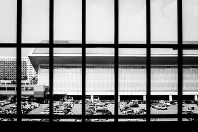 Close-up of city against sky