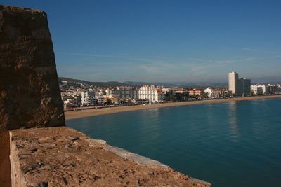 View of city at waterfront