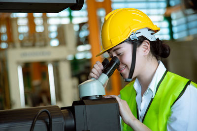 Portrait of man working