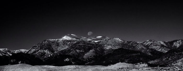 Scenic view of mountains