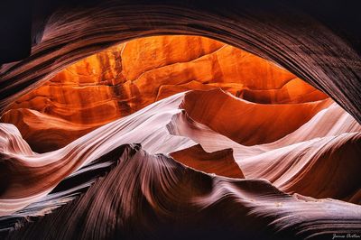 Rock formations in desert