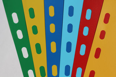 Full frame shot of multi colored wall