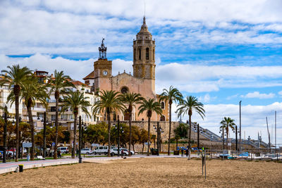 View of church against sky