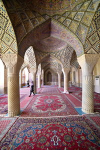 Corridor of historic building