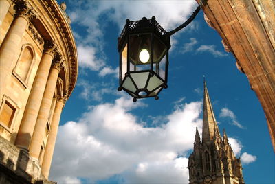 Low angle view of building against sky