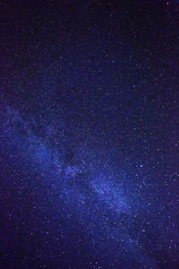 Low angle view of stars in sky