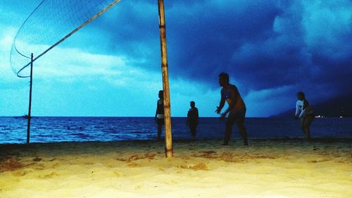 People on beach