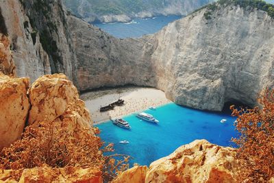 Panoramic view of lake