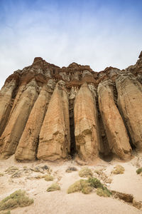 Rock formations in a desert