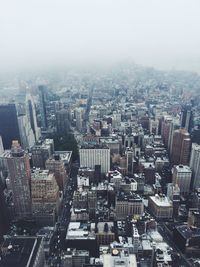 Aerial view of city