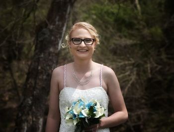 Portrait of a smiling young woman