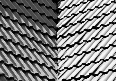 Full frame shot of roof tiles