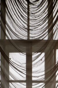 Low angle view of window in building