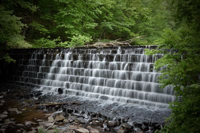 River flowing through rocks