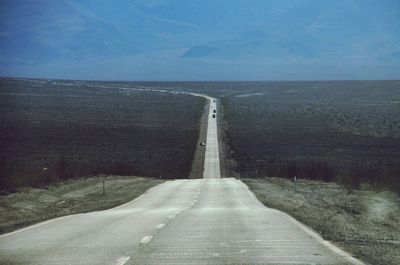 Road passing through landscape